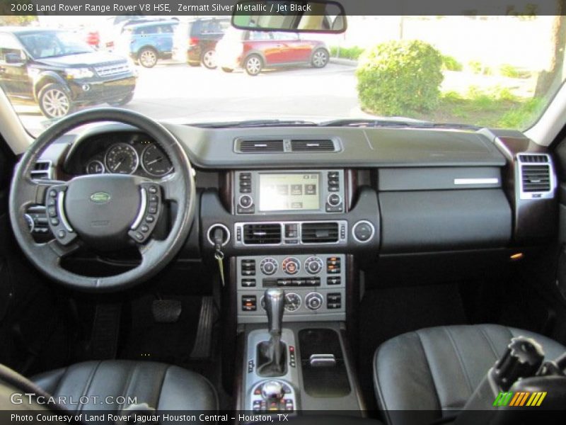 Zermatt Silver Metallic / Jet Black 2008 Land Rover Range Rover V8 HSE