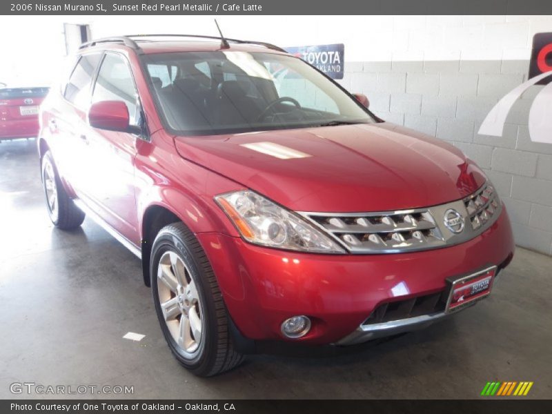 Sunset Red Pearl Metallic / Cafe Latte 2006 Nissan Murano SL