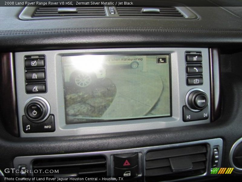 Zermatt Silver Metallic / Jet Black 2008 Land Rover Range Rover V8 HSE