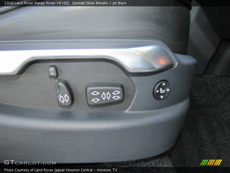 Zermatt Silver Metallic / Jet Black 2008 Land Rover Range Rover V8 HSE
