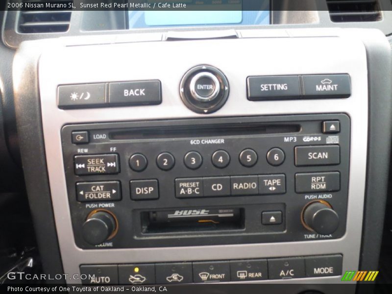 Sunset Red Pearl Metallic / Cafe Latte 2006 Nissan Murano SL
