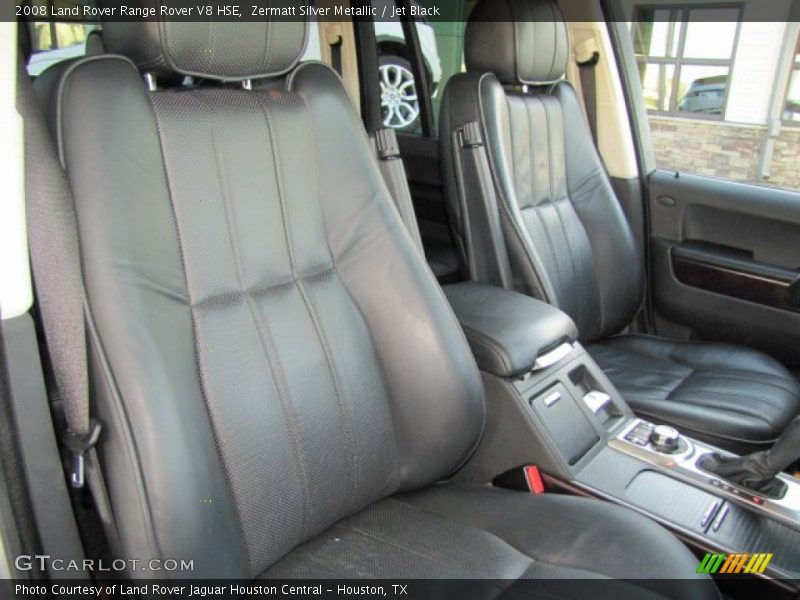 Zermatt Silver Metallic / Jet Black 2008 Land Rover Range Rover V8 HSE