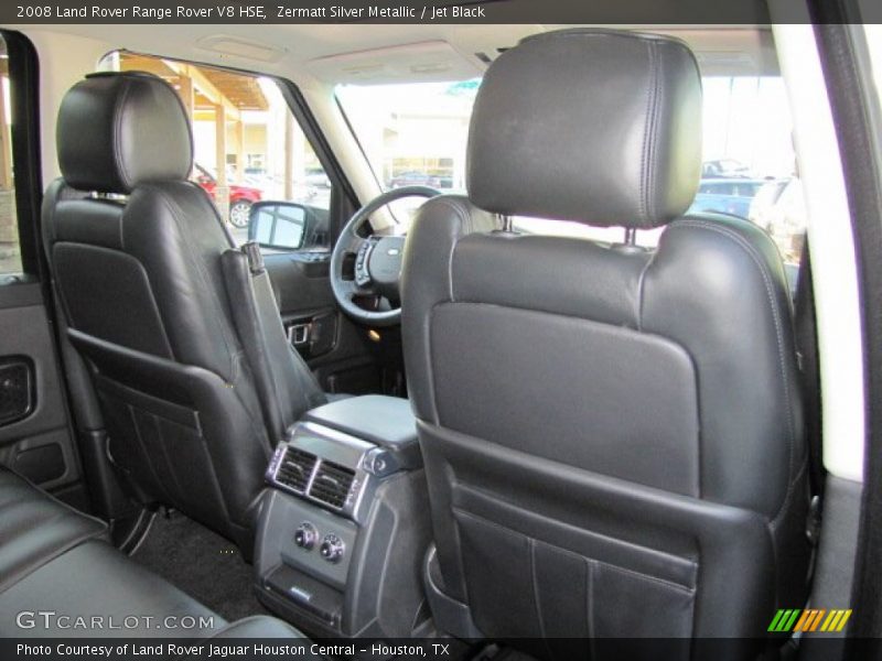 Zermatt Silver Metallic / Jet Black 2008 Land Rover Range Rover V8 HSE