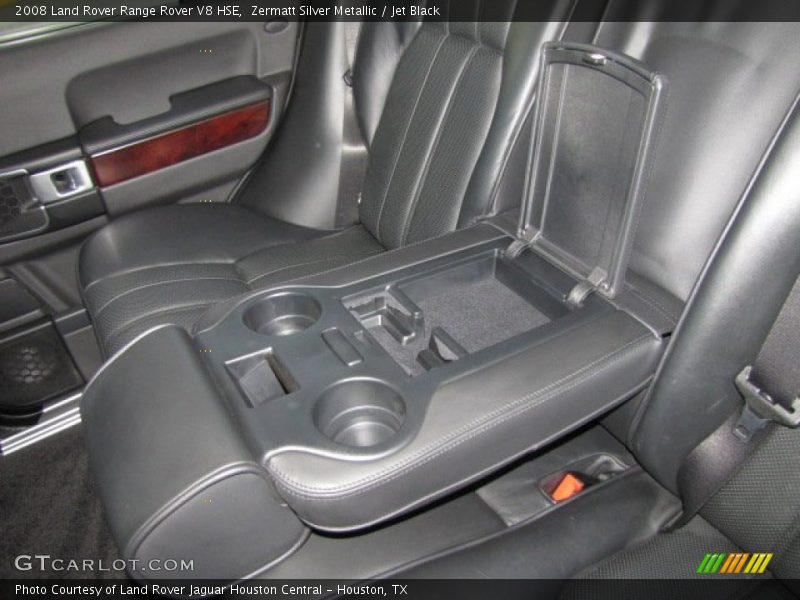 Zermatt Silver Metallic / Jet Black 2008 Land Rover Range Rover V8 HSE
