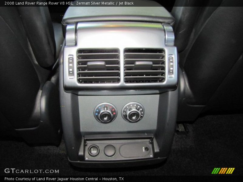 Zermatt Silver Metallic / Jet Black 2008 Land Rover Range Rover V8 HSE