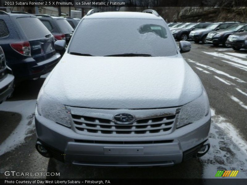 Ice Silver Metallic / Platinum 2013 Subaru Forester 2.5 X Premium