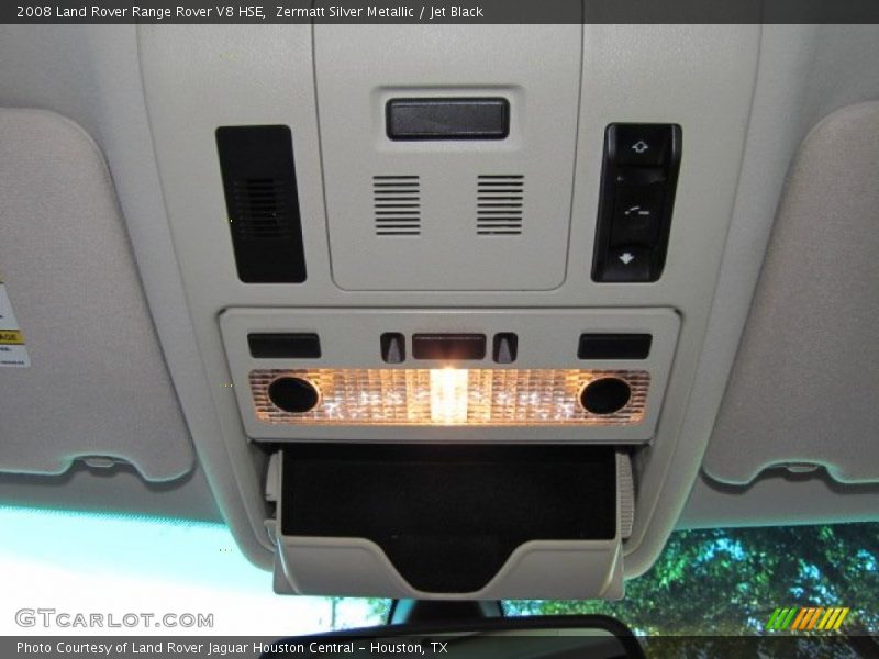 Zermatt Silver Metallic / Jet Black 2008 Land Rover Range Rover V8 HSE