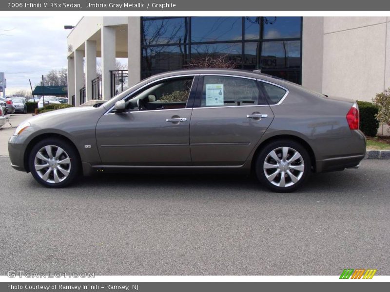 Umbria Gray Metallic / Graphite 2006 Infiniti M 35x Sedan