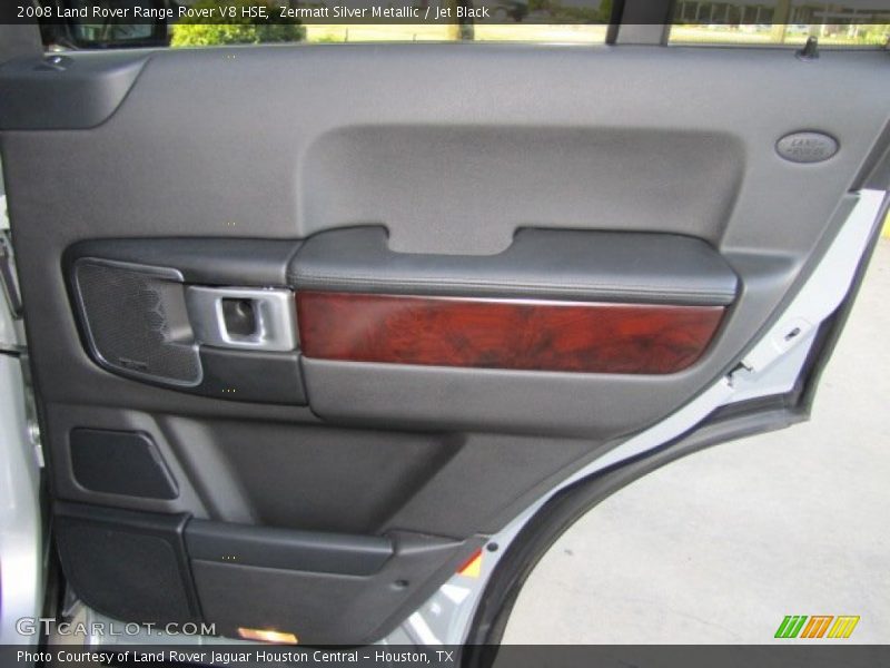 Zermatt Silver Metallic / Jet Black 2008 Land Rover Range Rover V8 HSE