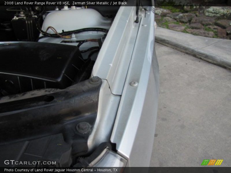 Zermatt Silver Metallic / Jet Black 2008 Land Rover Range Rover V8 HSE