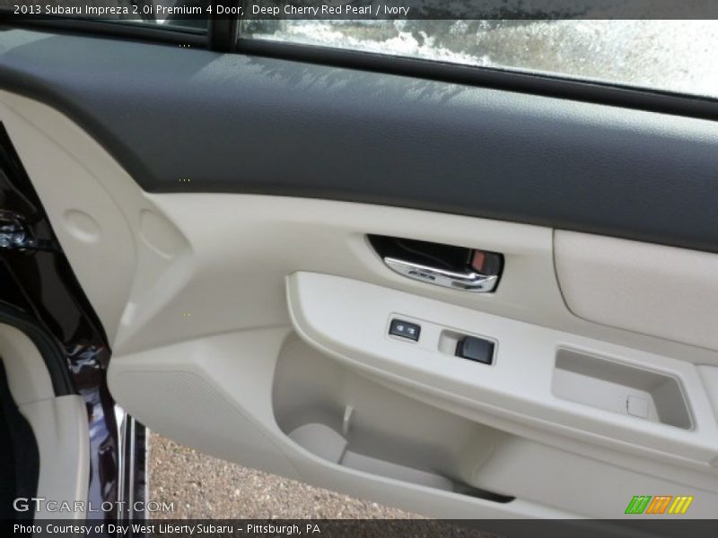 Deep Cherry Red Pearl / Ivory 2013 Subaru Impreza 2.0i Premium 4 Door
