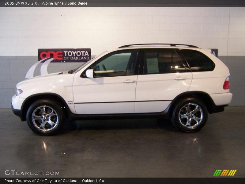 Alpine White / Sand Beige 2005 BMW X5 3.0i