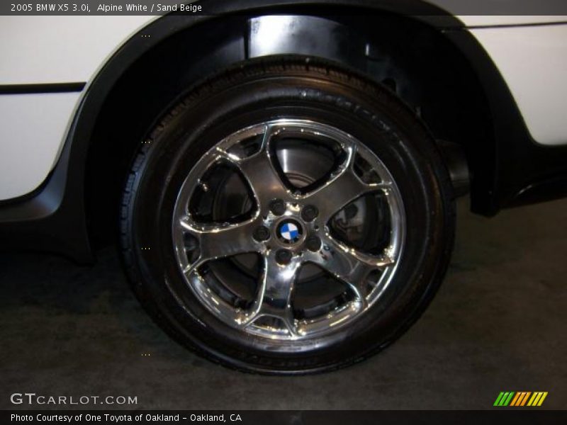 Alpine White / Sand Beige 2005 BMW X5 3.0i
