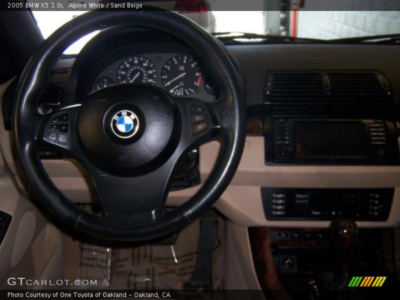 Alpine White / Sand Beige 2005 BMW X5 3.0i