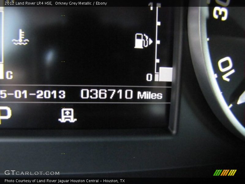 Orkney Grey Metallic / Ebony 2012 Land Rover LR4 HSE