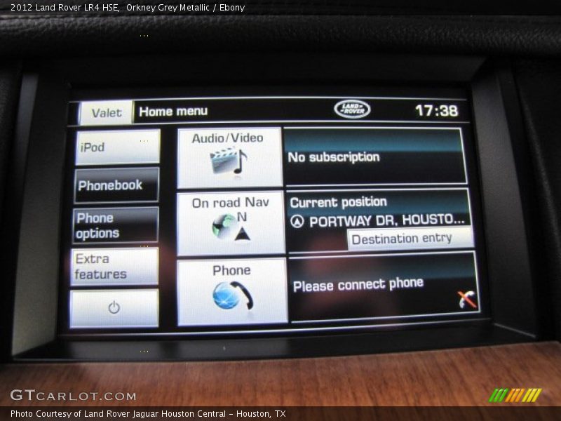 Orkney Grey Metallic / Ebony 2012 Land Rover LR4 HSE