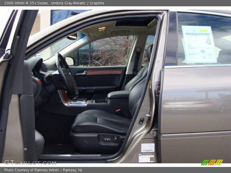 Umbria Gray Metallic / Graphite 2006 Infiniti M 35x Sedan