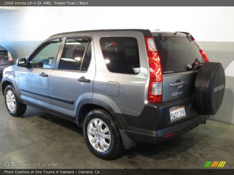 Pewter Pearl / Black 2006 Honda CR-V EX 4WD