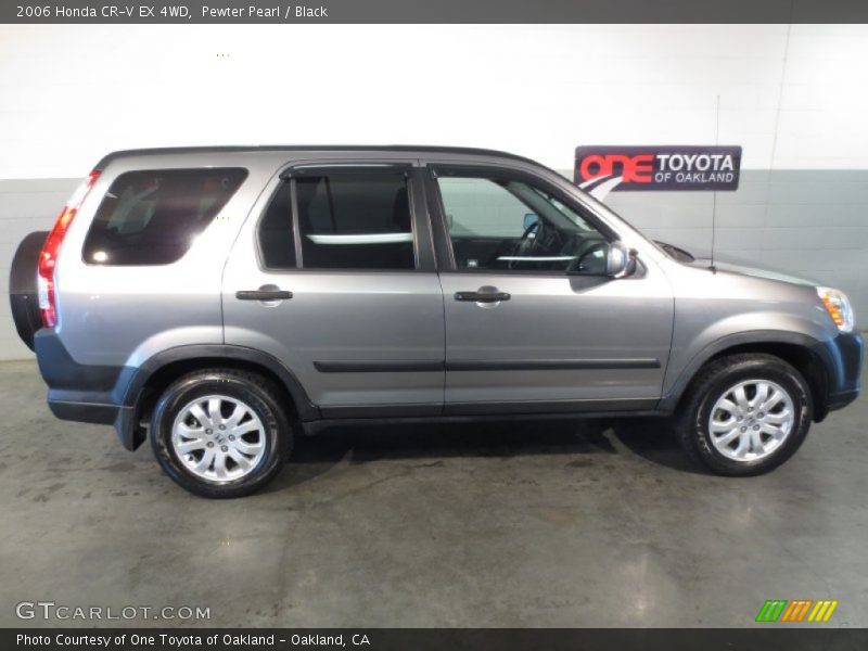 Pewter Pearl / Black 2006 Honda CR-V EX 4WD