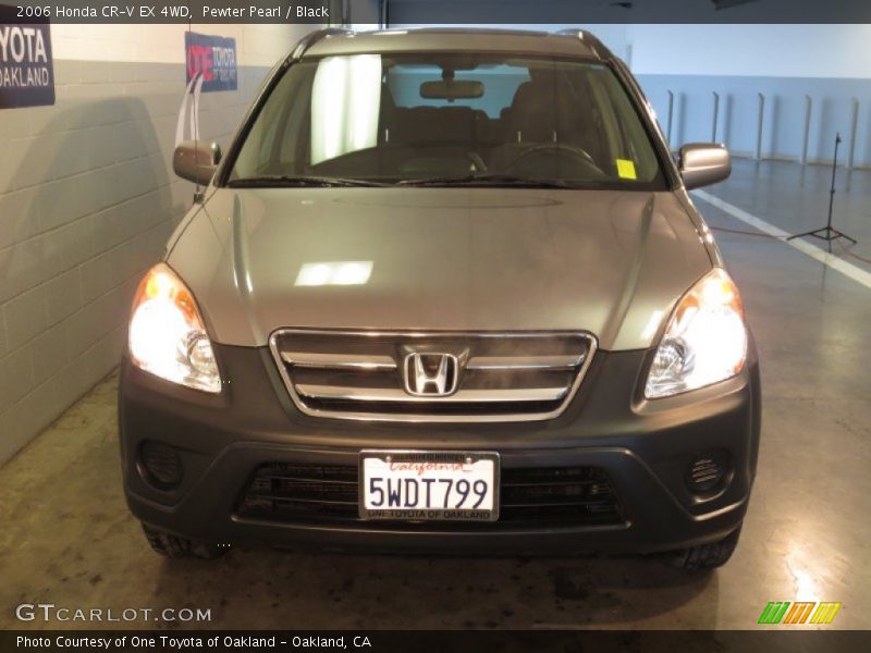 Pewter Pearl / Black 2006 Honda CR-V EX 4WD