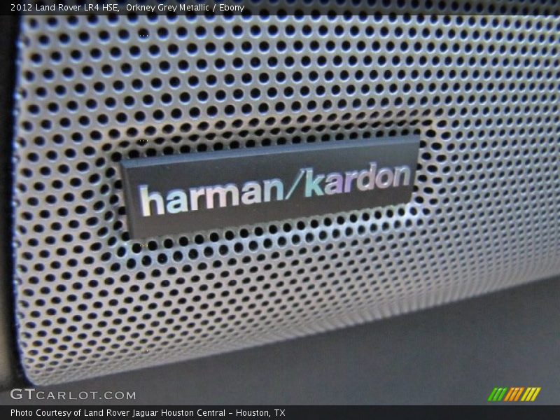 Audio System of 2012 LR4 HSE