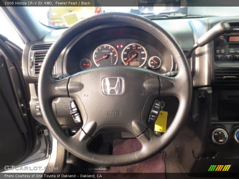 Pewter Pearl / Black 2006 Honda CR-V EX 4WD
