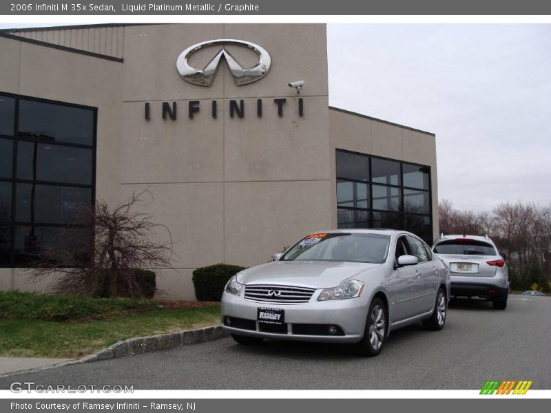 Liquid Platinum Metallic / Graphite 2006 Infiniti M 35x Sedan