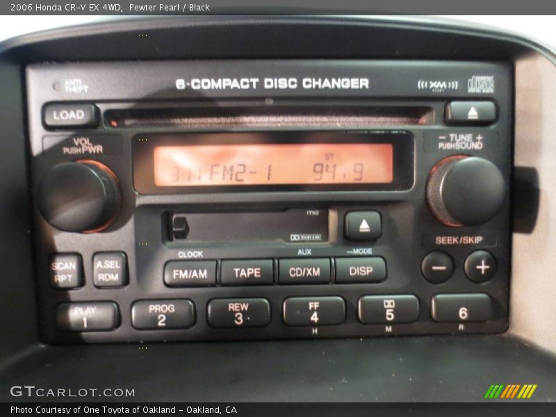 Pewter Pearl / Black 2006 Honda CR-V EX 4WD