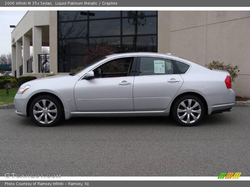 Liquid Platinum Metallic / Graphite 2006 Infiniti M 35x Sedan