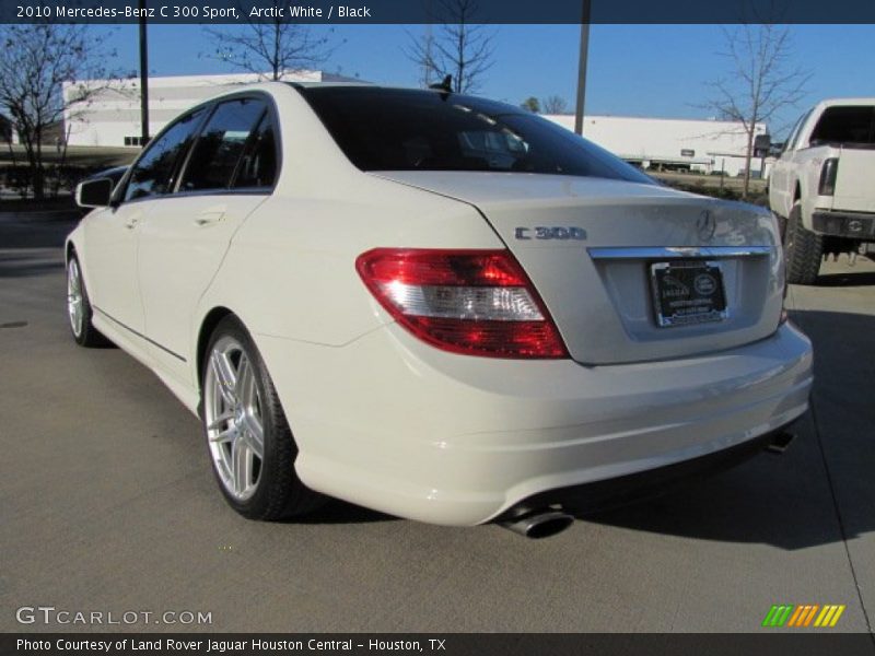 Arctic White / Black 2010 Mercedes-Benz C 300 Sport