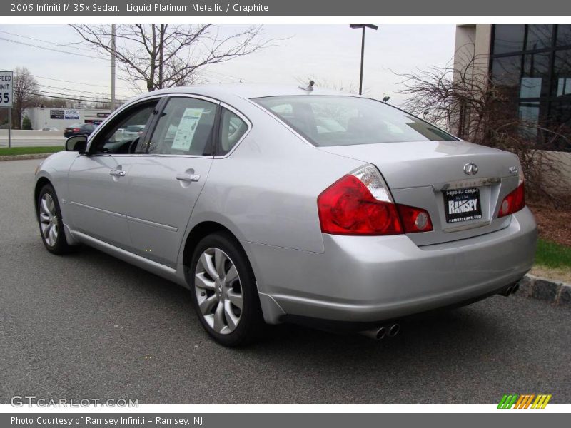 Liquid Platinum Metallic / Graphite 2006 Infiniti M 35x Sedan