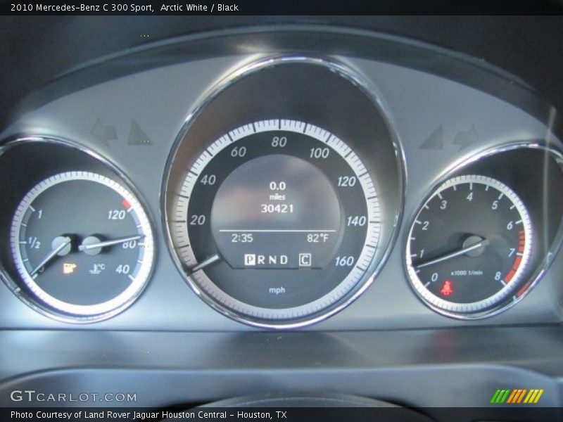 Arctic White / Black 2010 Mercedes-Benz C 300 Sport