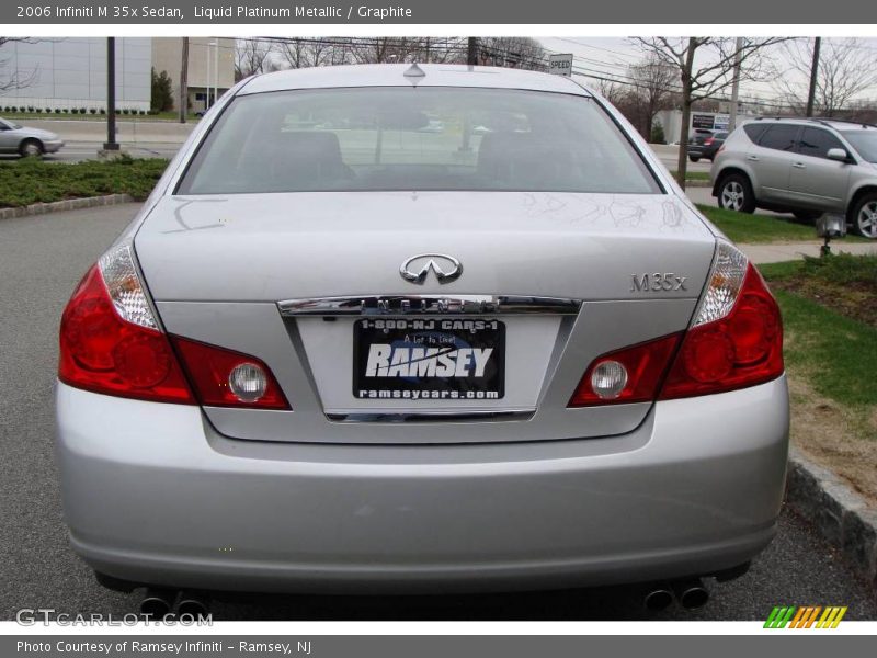 Liquid Platinum Metallic / Graphite 2006 Infiniti M 35x Sedan