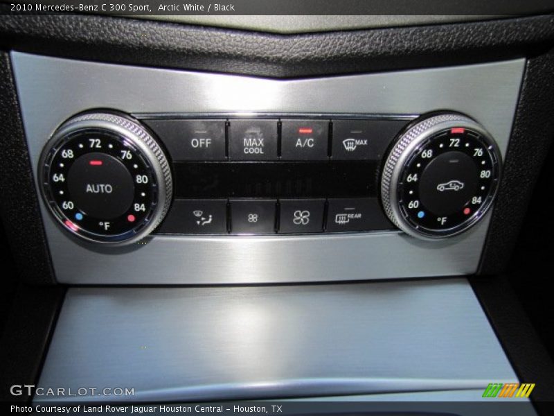 Arctic White / Black 2010 Mercedes-Benz C 300 Sport