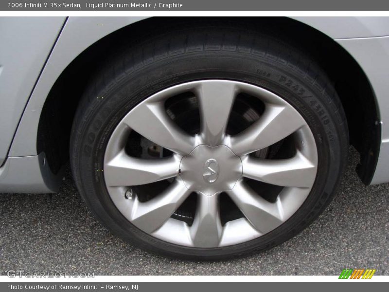 Liquid Platinum Metallic / Graphite 2006 Infiniti M 35x Sedan