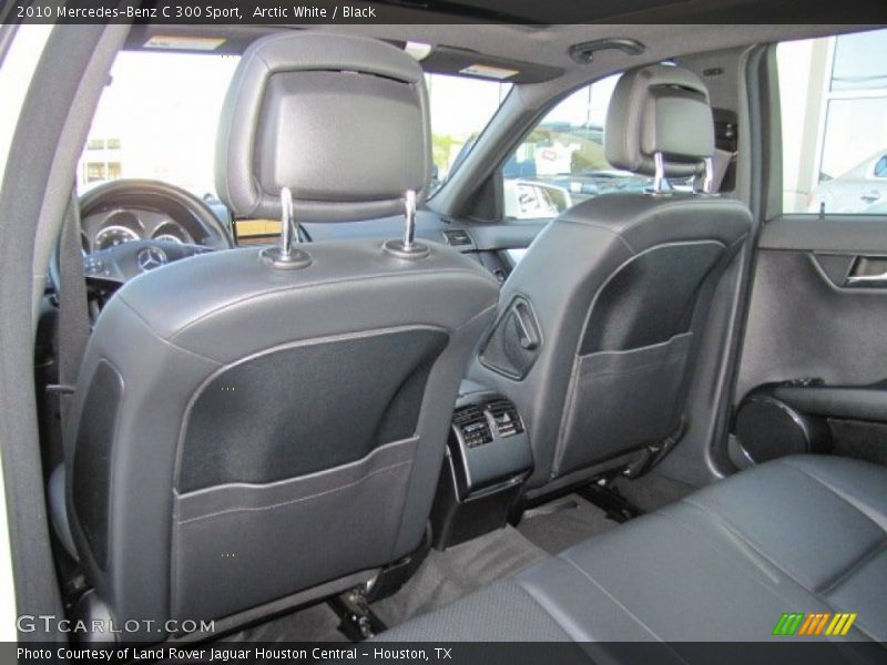 Arctic White / Black 2010 Mercedes-Benz C 300 Sport