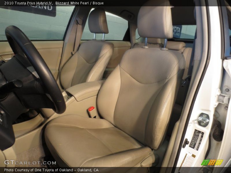 Blizzard White Pearl / Bisque 2010 Toyota Prius Hybrid IV