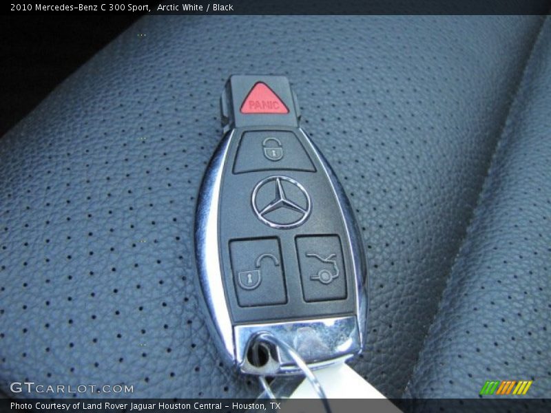 Arctic White / Black 2010 Mercedes-Benz C 300 Sport