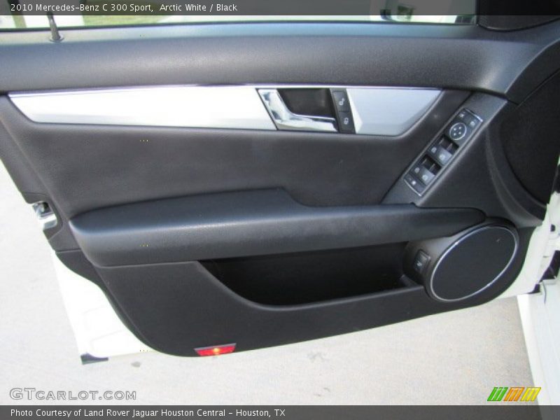 Arctic White / Black 2010 Mercedes-Benz C 300 Sport