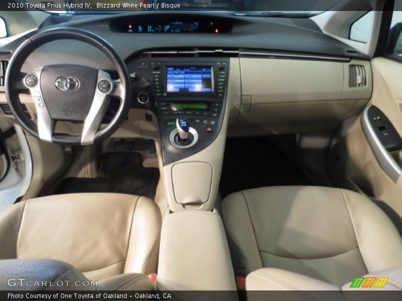 Blizzard White Pearl / Bisque 2010 Toyota Prius Hybrid IV