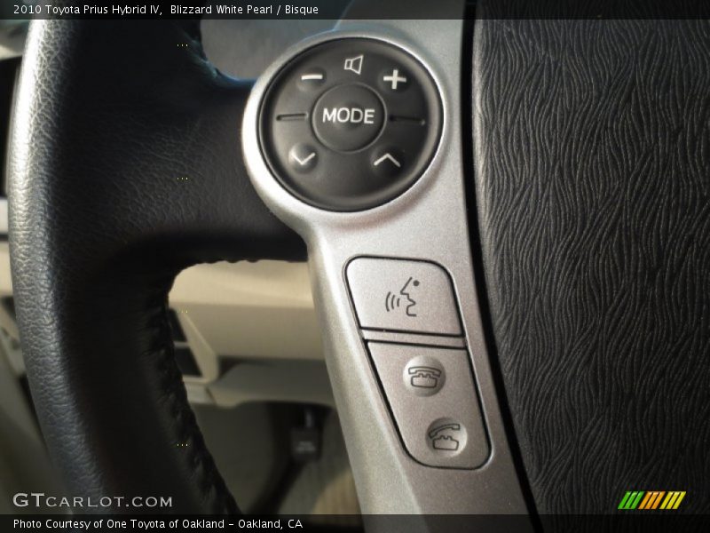 Blizzard White Pearl / Bisque 2010 Toyota Prius Hybrid IV