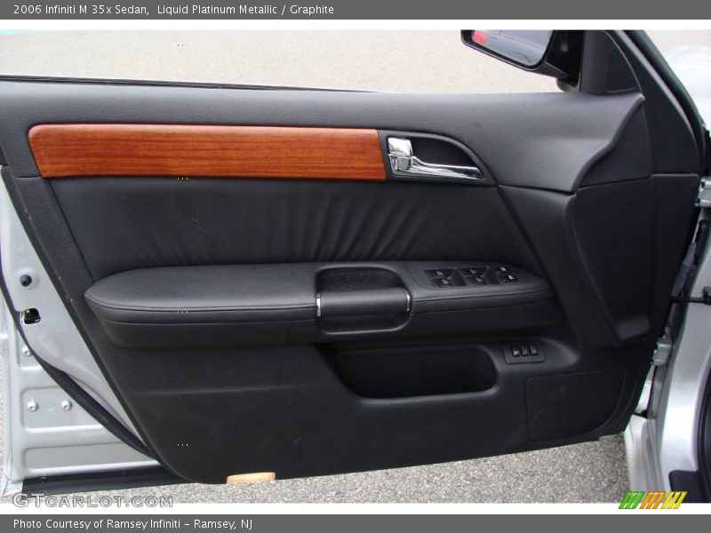 Liquid Platinum Metallic / Graphite 2006 Infiniti M 35x Sedan