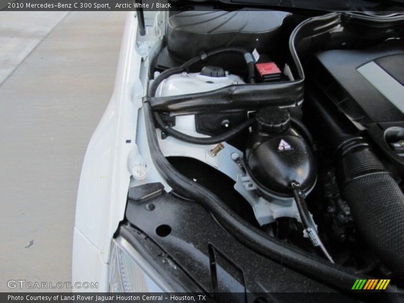 Arctic White / Black 2010 Mercedes-Benz C 300 Sport