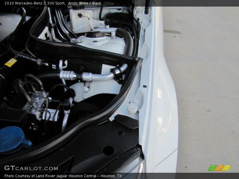 Arctic White / Black 2010 Mercedes-Benz C 300 Sport