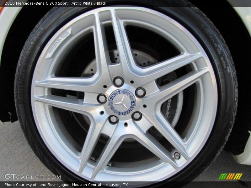 Arctic White / Black 2010 Mercedes-Benz C 300 Sport