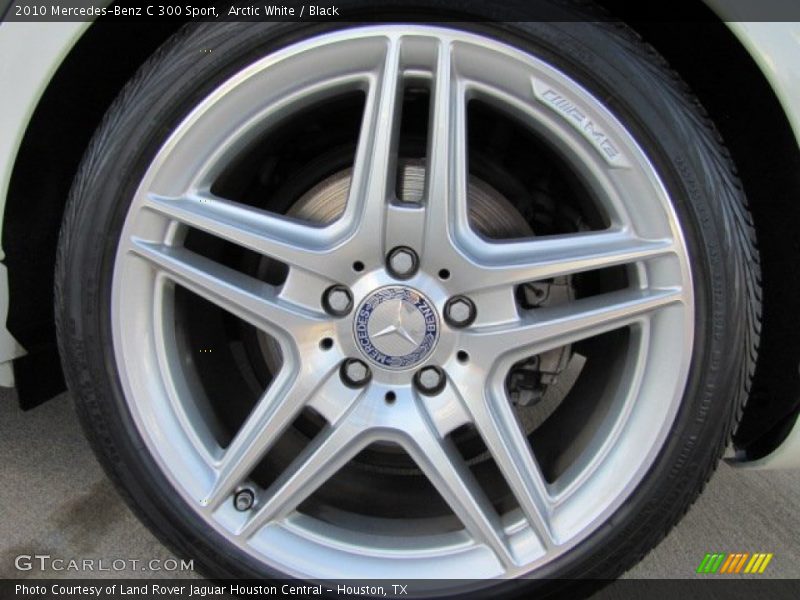 Arctic White / Black 2010 Mercedes-Benz C 300 Sport