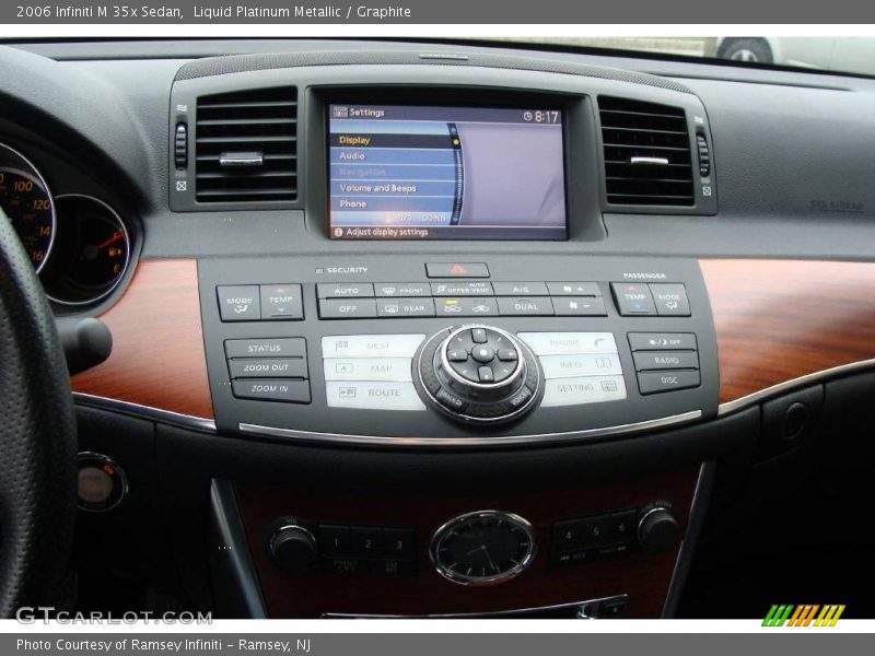 Liquid Platinum Metallic / Graphite 2006 Infiniti M 35x Sedan