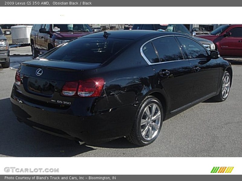 Obsidian Black / Black 2009 Lexus GS 350 AWD