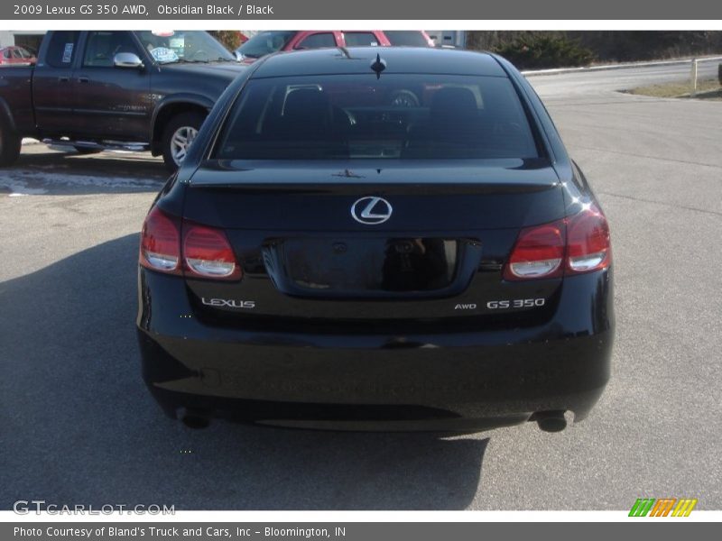 Obsidian Black / Black 2009 Lexus GS 350 AWD