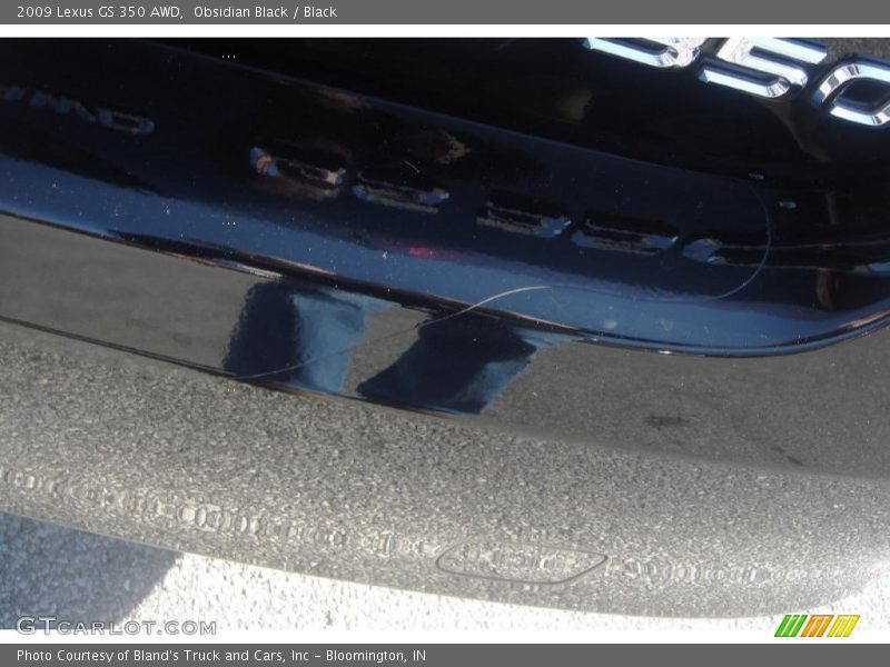 Obsidian Black / Black 2009 Lexus GS 350 AWD
